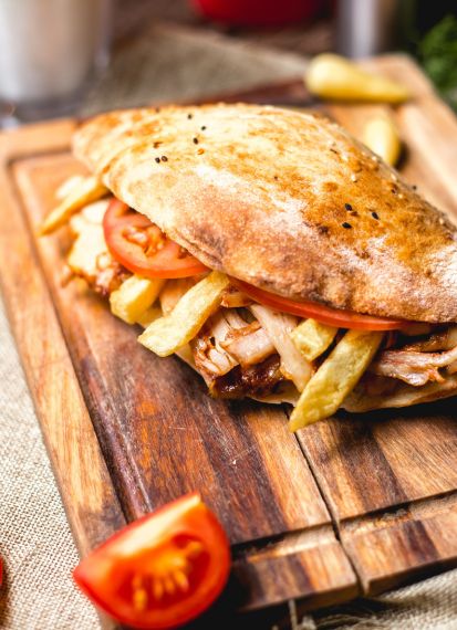 Puccia con salumi